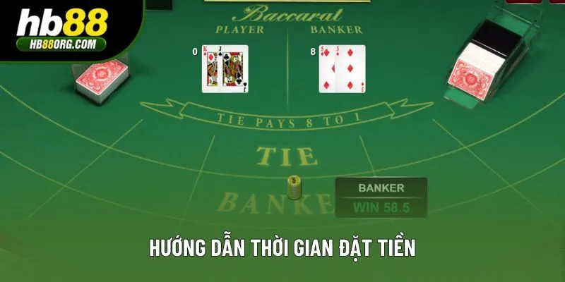 Hướng dẫn thời gian đặt tiền