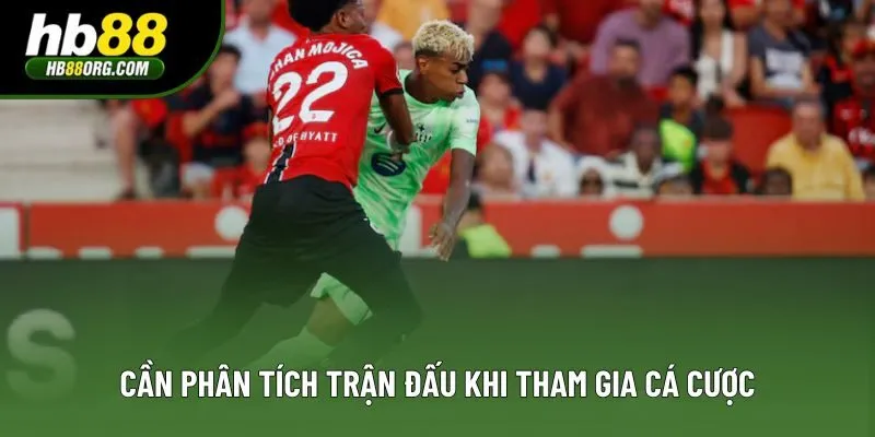 Cần phân tích trận đấu khi tham gia cá cược