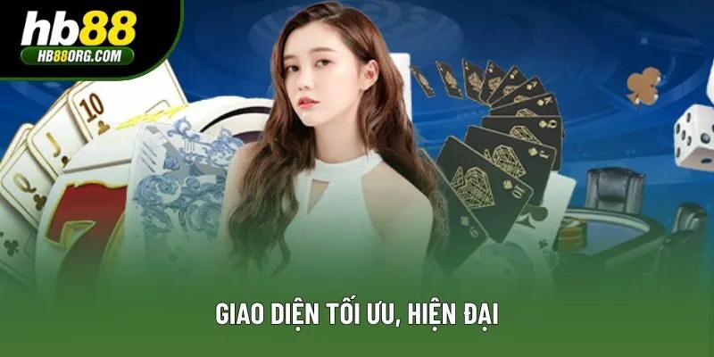 Giao diện tối ưu, hiện đại