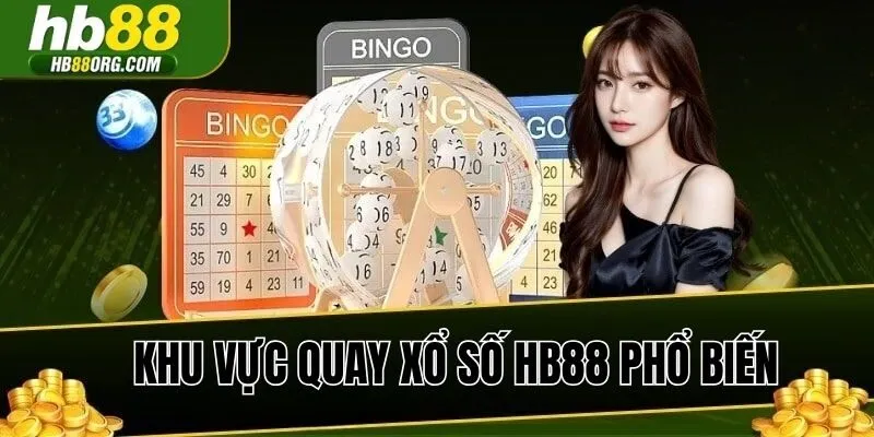 Khu vực quay xổ số HB88 phổ biến